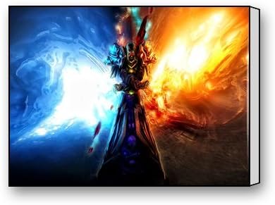 Funnyone Custom Modern Wall Art Decoration for Home World Of Warcraft Video Game Canvas Prints