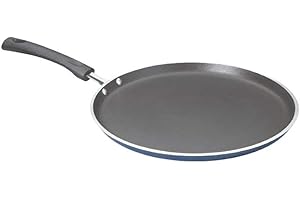 DBY Dosa Pan Tava Griddle Induction Base Non-Stick Dosa Tawa Indian Style Nonstick Round Griddle Cookware pan Concave Paratha