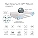 Polar Sleep Memory Foam Pillow for Sleeping,2-in-1 Ventilated Pillow for Neck Pain, for Back, Stomach, Side Sleepers,Hypoallergenic Antimicrobial Ergonomic Orthopedic Cooling Gel Pillow, CertiPUR-US …
