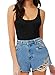 Women Bodysuit (A01 Black, Small)