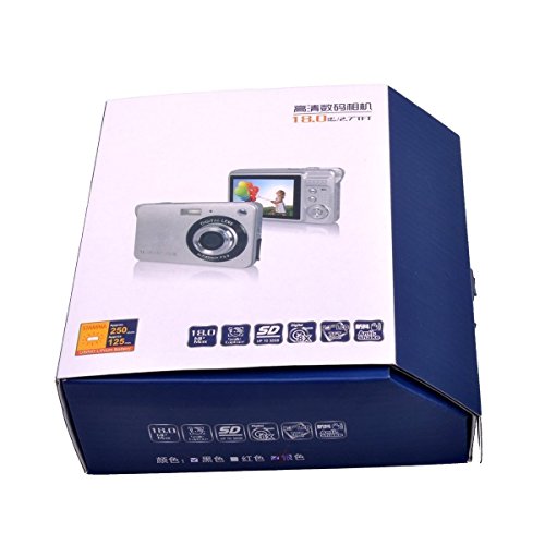 PowMax WW-49 2.7 Inch TFT 8X Optical Zoom 18MP 1280 X 720 HD Anti-shake Smile Capture Digital Video Camera(Blak)