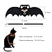 Cat Bat Costume,Halloween Cat Bat Wings for Pets,Cat Halloween Collar Pet Apparel for Small Dogs and Cats,Comfort Material Pet Costume for Halloween (Cat Bat Costume)