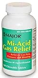 Mi-Acid Gas Relief 80mg Chewable Tablets - 100 by Major by Major Pharmaceuticals