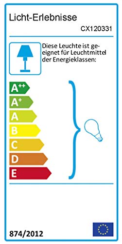 Licht-Erlebnisse Außenwandleuchte Aluminium Glas in Gold Antik IP44 Garten Terrasse H:35 cm E27 Laterne hängend Rustikale Außenlampe Wand Hof MILANO – Bild 8