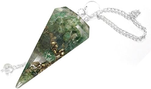 1 (One) Orgone Labradorite Pendulum with Silver Tone Bail Rp Exclusive COA AM15B5-03