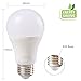 TIWIN A19 E26 LED Bulbs 100 watt Equivalent (11W),Daylight (5000K),1100lm, CRI80+, General Purpose Light Bulb, UL Listed, Pack of 3