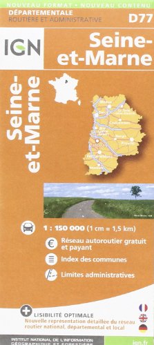 Seine-et-Marne: IGN721277 (Departement Maps) by (Map)