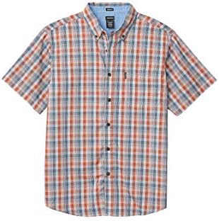 Dickies Mens Short Sleeve Flex Plaid 