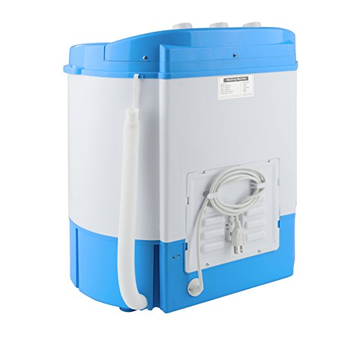 Pyle Portable Washer & Spin Dryer, Mini Washing Machine, Twin Tubs