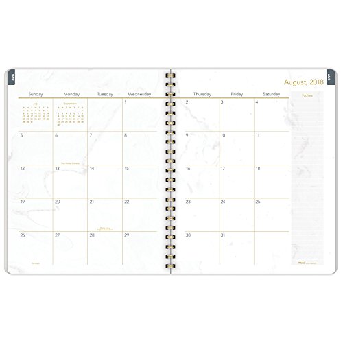 Mead 2018-2019 Academic Year Student Weekly & Monthly Planner, Large, 8-1/2 x 11, Modern Chic, Geo (CAW507D2)