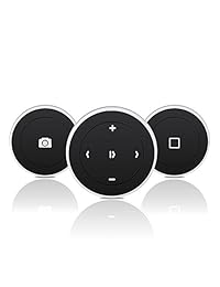 Satechi   Botones Bluetooth para iPhone 6 Plus 6 5S 5C, iPod Touch 5G 4G, iPad Air 2 Air Mini 3 2 1, Samsung Galaxy S6 Edge S6 S5 S4 Note 4 3 2 Edge Pro Tab Pro,  Nexus 9 7 6 5, etc.
