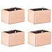 MyGift Wall Hanging Rose Gold-Tone Ceramic Planter Boxes, Set of 4thumb 4