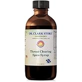 Dr Clark Store Natural Cough Syrup – Herbal Sore Throat Relief, 3 Fl Oz, Soothing Cough Remedy