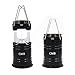 CMB 2-in-1 Rechargeable Camping Lantern Solar Flashlight Emergency Lantern with USB Power Bank (Black)