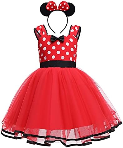 MYRISAM Baby Girls Polka Dots Princess Costume Birthday Party Tulle Tutu  Dress Christmas Halloween Carnival Outfits Red 18-24M price in UAE | Amazon  UAE | kanbkam