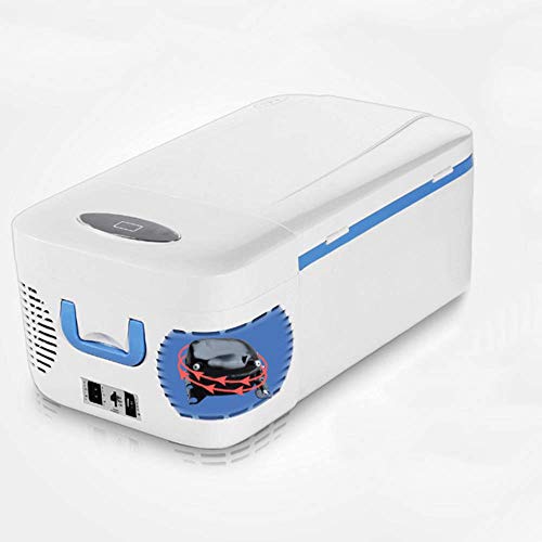 Click Here to See More Images Mini Fridges Car Mini Compressor Refrigeration 12V Car Home Dual-use Medicine Refrigerator Small Refrigerator A+
