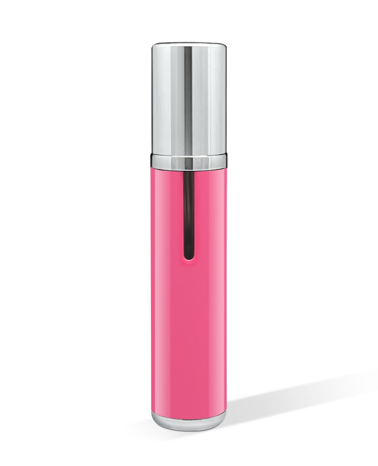 AsaNana Perfume Atomiser, Refillable & Travel Size Perfume Bottle, Leaking Proof,Bottom Pump without Funnel, Luxurious Small women and men, 5 ml (Pro-Red)