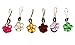 AVIRGO 6 Pcs Zipper Pull Charms for Jacket Backpack Bag Pendant Set