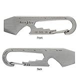 Nite Ize KMT-11-R3 DoohicKey Multi-Tool, Stainless Key Tool Doo hicKey