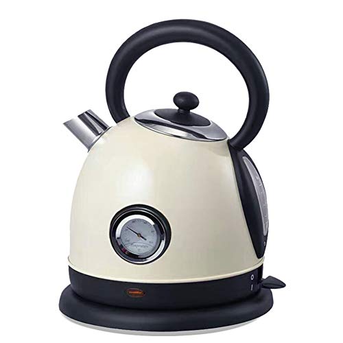 GHKL 1.8L Electric Kettle Household Silent Vintage Paint Temperature Display Automatic Power Off