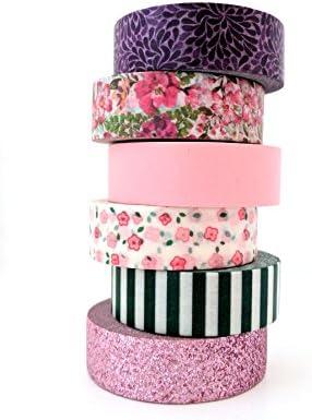 Precious &amp; Purple Floral Washi Tape