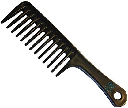 Curl Girl Wide Tooth Comb for Curly Hair Black