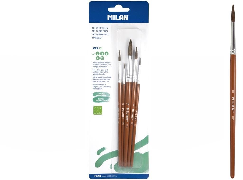 Milan Brush, Brown, Mediano