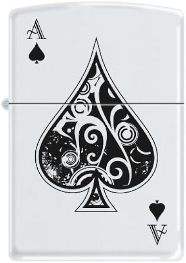 Ace Of Spades Star Lighter Double Skull Goth Poison Tribal Extra Zippo Flints Collectibles Lighters