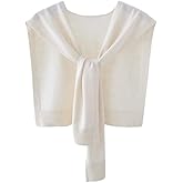 Womens Striped Pashmina Shawls and Wraps Knitted Sweater Casual Shawl Wraps Scarf Cardigan Cape Cashmere Shoulder Top