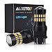 AUXITO Amber Yellow 3157 LED Bulbs 48-SMD 4014 LED Chipsets 3156 3057 4057 4157 LED Bulbs with Projector for Turn Signal Lights (Pack of 2) primary