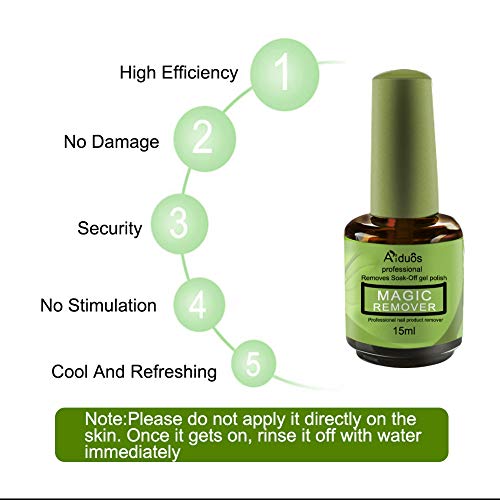 image for DAGEDA Magic Nail Polish Remover, Professional Soak-Off Gel Nail Polis