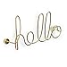 Umbra Wire Wall Decor, Hello, Brass