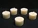 CandleNScent 8Hr Paraffin Free Tea Light Candles in Clear Acrylic Cup - Set of 30 8 Hour Extended Burn Time tealights