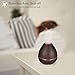 NexGadget Aromatherapy Essential Oil Diffuser - 300ML Aroma Cool Mist Humidifier with Waterless Auto Shut Off and Timer for Home,Office,Spa&More - Dark Wood Grain