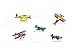 Sunny Decals Vintage Airplane Fabric Wall Decals (Set of 5)