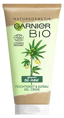 Garnier Gel-Crème, feuchtigkeitsspendend mit Bio-Hanf, regeneriert empfindliche Haut, mit Vitamin E, vegane Formel, zertifizierte Naturkosmetik, intensive Feuchtigkeit, 50 ml – Bild 3