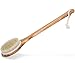 WINCAN Bath Dry Body Brush-Natural Bristles Back Scrubber With Long Handle Brushes for Cellulite & Exfoliating (1)