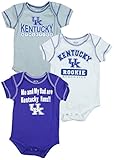 Kentucky Wildcats NCAA Infants 3 Piece Bodysuit Set