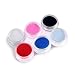 24 in 1 Combo Set Professional DIY Nail Art Decorations Kit Brush Buffer Acrylic Glitter Powder Cuticle Revitalizer Oil Pen Tool Nail Tips Rhinestones Pearls Reusable Form Glue Acrylic Set #27