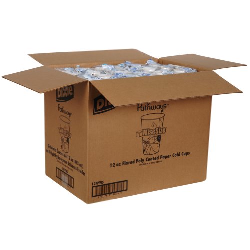 image for Dixie 12 oz. Polycoated Paper Cold Cup by GP PRO (Georgia-Pacific), Pa