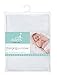aden + anais Essentials Changing Pad Cover, 100% Cotton Muslin, Super Soft, Breathable, Tailored Snug Fit, Single, Solid White