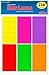 Pack of 750, 1 x 2-5/8 Inch Multi-Color Mailing Address Labels for Laser and Inkjet Printers, Rectangle, Assorted Neon Fluorescent Colors, 1 x 2.625 in.