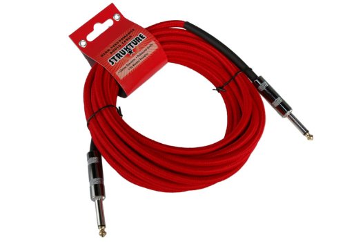 Strukture high performance audio cable 18.6ft RED SC186RD
