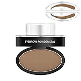 Mmrm Brow Stamp Powder Delicated Natural Perfect Enhancer Straight United Eyebrow powder (Light Brown Arched)