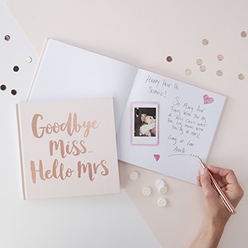 Ginger Ray TB-624 Pink & Rose Gold Foiled Advice Book for The Bride