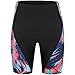 NOOYME Womens Bike Shorts for Cycling with 3D Padded Breathable Women Cycling Shorts (XL, Flame with sea)thumb 1