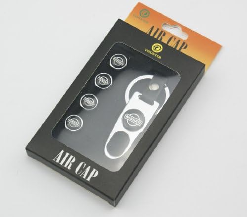 HAMMER Nissan Tyre Valve Stem Caps Cover Automotive Wrench Key Chain 5-pc Set Special Offer