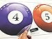 16 Realistic Color Billiard Balls Wall Decal Sticker Game Room Sign Decor (10in X 10in Size) #6089 Easy to Apply & Removable.