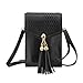 Cell Phone Bag, MoKo Crossbody Wallet Pouch Purse Women Folk Style Case with Shoulder Strap, Fit Smartphone Up to 6.3