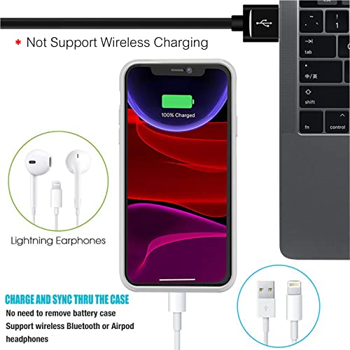 UNKLOU Battery Case for iPhone 11, 7000mAh Ultra Thin Rechargeable